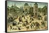 Massacre of Saint Bartholomew's Day, Aug. 24, 1572-Francois Dubois-Framed Stretched Canvas