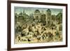 Massacre of Saint Bartholomew's Day, Aug. 24, 1572-Francois Dubois-Framed Art Print