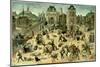 Massacre of Saint Bartholomew's Day, Aug. 24, 1572-Francois Dubois-Mounted Art Print