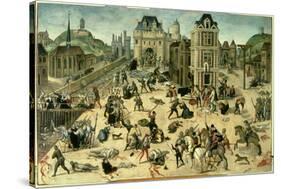 Massacre of Saint Bartholomew's Day, Aug. 24, 1572-Francois Dubois-Stretched Canvas