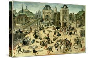 Massacre of Saint Bartholomew's Day, Aug. 24, 1572-Francois Dubois-Stretched Canvas