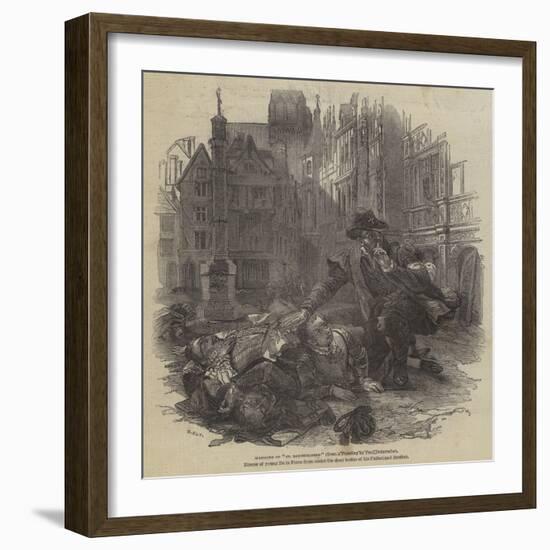 Massacre of St Bartholomew-Hippolyte Delaroche-Framed Giclee Print