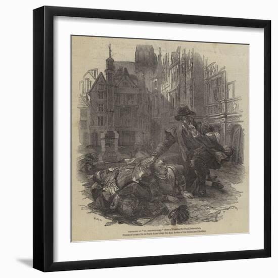 Massacre of St Bartholomew-Hippolyte Delaroche-Framed Giclee Print