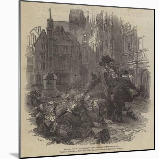 Massacre of St Bartholomew-Hippolyte Delaroche-Mounted Giclee Print