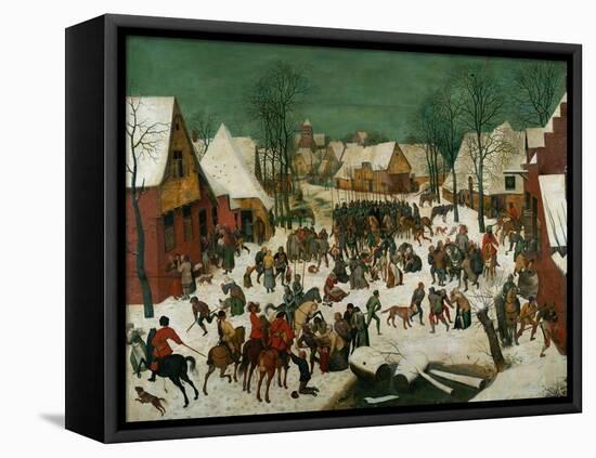 Massacre of the Innocents, 1565-Pieter Bruegel the Elder-Framed Stretched Canvas