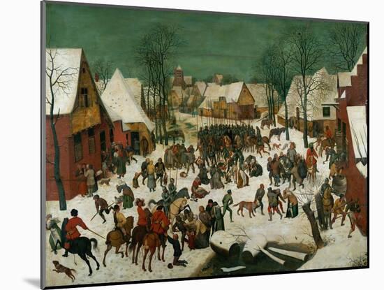 Massacre of the Innocents, 1565-Pieter Bruegel the Elder-Mounted Giclee Print