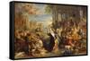 Massacre of the Innocents, about 1636/38-Peter Paul Rubens-Framed Stretched Canvas