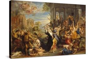 Massacre of the Innocents, about 1636/38-Peter Paul Rubens-Stretched Canvas