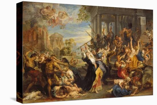 Massacre of the Innocents, about 1636/38-Peter Paul Rubens-Stretched Canvas