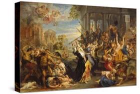 Massacre of the Innocents, about 1636/38-Peter Paul Rubens-Stretched Canvas