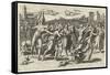 Massacre of the Innocents, c.1515-Marcantonio Raimondi-Framed Stretched Canvas