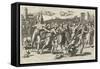 Massacre of the Innocents, c.1515-Marcantonio Raimondi-Framed Stretched Canvas