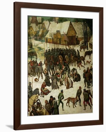 Massacre of the Innocents, Detail, 1565-Pieter Bruegel the Elder-Framed Giclee Print