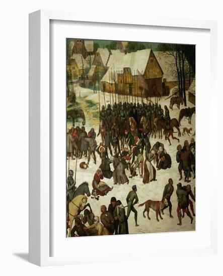 Massacre of the Innocents, Detail, 1565-Pieter Bruegel the Elder-Framed Giclee Print