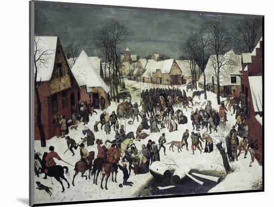 Massacre of the Innocents-Pieter Bruegel the Elder-Mounted Giclee Print