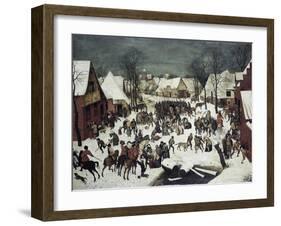 Massacre of the Innocents-Pieter Bruegel the Elder-Framed Giclee Print