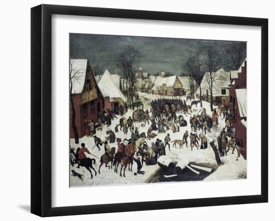 Massacre of the Innocents-Pieter Bruegel the Elder-Framed Giclee Print