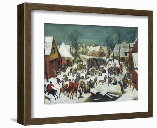 Massacre of the Innocents-Pieter Bruegel the Elder-Framed Art Print