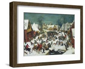 Massacre of the Innocents-Pieter Bruegel the Elder-Framed Art Print