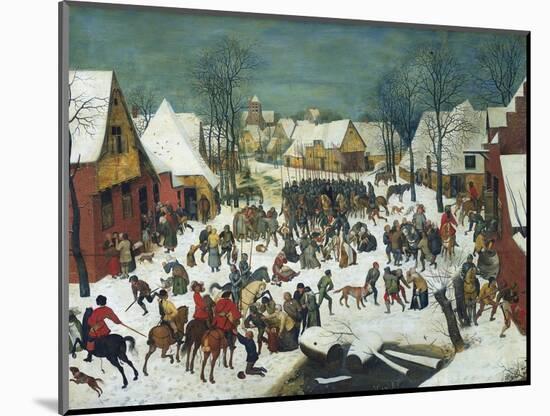 Massacre of the Innocents-Pieter Bruegel the Elder-Mounted Art Print