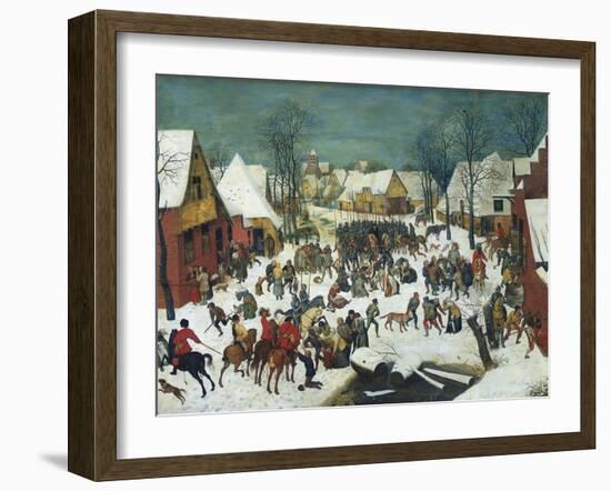 Massacre of the Innocents-Pieter Bruegel the Elder-Framed Art Print