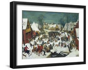 Massacre of the Innocents-Pieter Bruegel the Elder-Framed Art Print