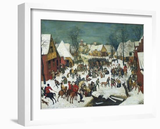 Massacre of the Innocents-Pieter Bruegel the Elder-Framed Art Print