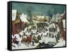 Massacre of the Innocents-Pieter Bruegel the Elder-Framed Stretched Canvas