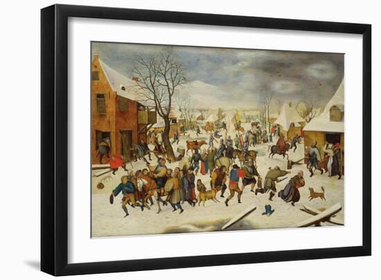 Massacre of the Innocents-Pieter Brueghel the Younger-Framed Giclee Print