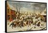 Massacre of the Innocents-Pieter Brueghel the Younger-Framed Stretched Canvas