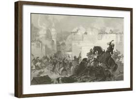 Massacre of the Memlooks, Egypt, 1811-Alonzo Chappel-Framed Giclee Print