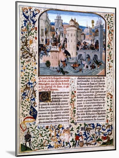 Massacre of the Peasant Rebels at Meaux, (135), C1475-Loyset Liedet-Mounted Giclee Print