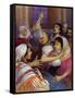 Massacre of the Sicilian Vespers-John Millar Watt-Framed Stretched Canvas