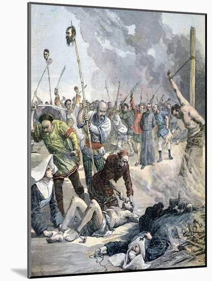Massacres in China, 1891-Henri Meyer-Mounted Giclee Print