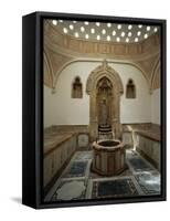 Massage Hall in Tepidarium of Hammam-null-Framed Stretched Canvas