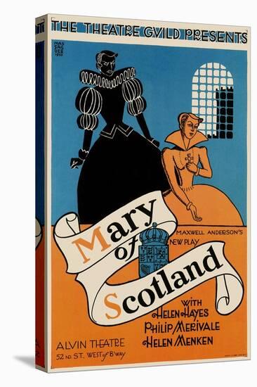 Massaguer, Mary of Scotland, c.1933-null-Stretched Canvas