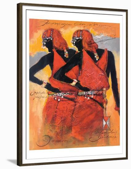 Massai Twins-Joadoor-Framed Premium Giclee Print