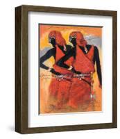 Massai Twins-Joadoor-Framed Art Print