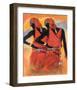 Massai Twins-Joadoor-Framed Art Print