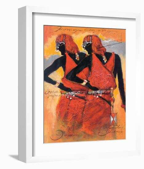 Massai Twins-Joadoor-Framed Art Print