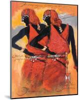 Massai Twins-Joadoor-Mounted Art Print