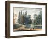 Massena Park at Reuil, 15 April 1813 (Gouache on Paper)-Caizac-Framed Premium Giclee Print