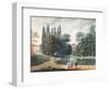 Massena Park at Reuil, 15 April 1813 (Gouache on Paper)-Caizac-Framed Premium Giclee Print