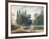 Massena Park at Reuil, 15 April 1813 (Gouache on Paper)-Caizac-Framed Giclee Print