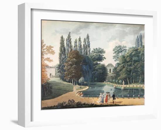 Massena Park at Reuil, 15 April 1813 (Gouache on Paper)-Caizac-Framed Giclee Print