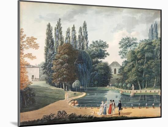 Massena Park at Reuil, 15 April 1813 (Gouache on Paper)-Caizac-Mounted Giclee Print