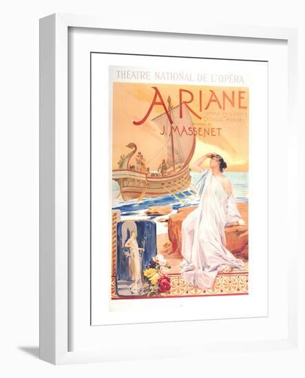 Massenet Opera Ariane-null-Framed Art Print