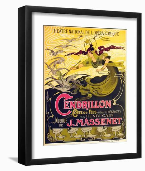 Massenet Opera Cendrillon-null-Framed Art Print