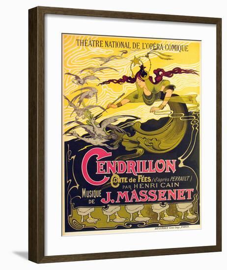 Massenet Opera Cendrillon-null-Framed Art Print