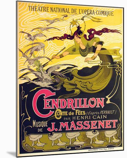 Massenet Opera Cendrillon-null-Mounted Art Print